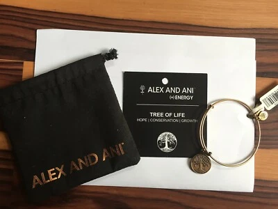 $18.20 • Buy Alex And Ani Tree Of Life + Energy Bangle Bracelet, New