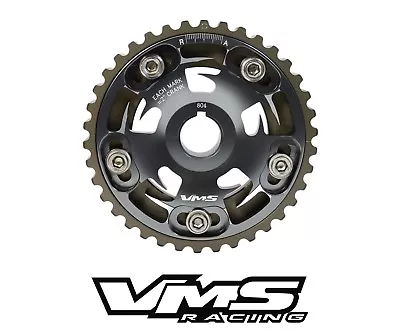 Vms Racing Gunmetal Adjustable Cam Gear + Key For 88-91 Honda Civic Crx D15 D16 • $69.95