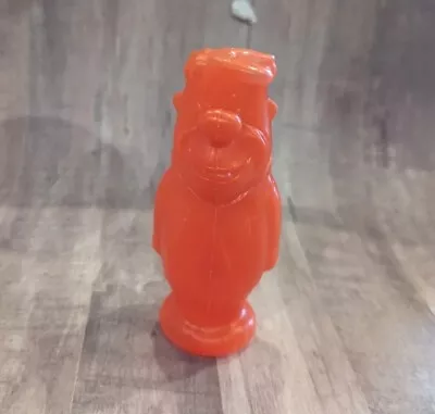 Vintage Fred Flintstone Orange Plastic Blow Mold Figure • $19.95