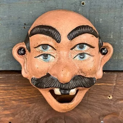 4-Eyed White Man Guy Vintage Wall Mounted Bottle Opener With Antique Finish • $25.99