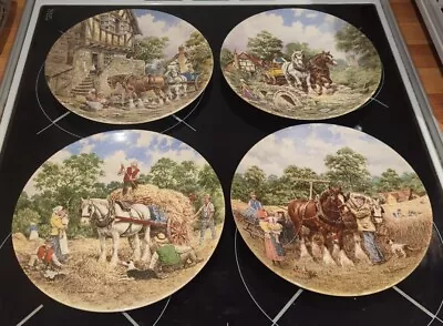 Wedgwood Plates   Life On The Farm   Issues 1 To 4. 1980's • £14.99