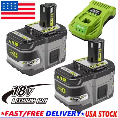 9.0Ah For RYOBI P108 18V 12Ah Battery High Capacity Lithium-Ion For One+ Plus US • $24.49