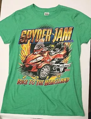 Can-Am Spyder Jam 2014 USA Motorcycle Race To The Hearland STAFF Shirt Cowtown • $12.99