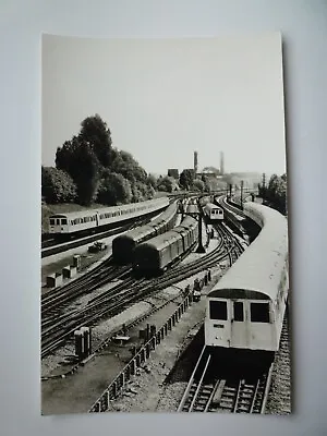 1938 & 1960 Underground Trains Wembley Park Tube Station Postcard • £2