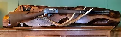 Live Edge Mesquite Burl Wood Fireplace Mantle/Long Gun Display Axis Antler Rack • $500