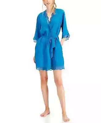 INC International Concepts Women's Lace Trim Short Robe XS • $31.99