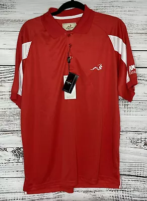 Woodworm Golf Performance Polo Shirt Red Men’s Sz XL Cool Dry Comfort Andys NWT • $51.54