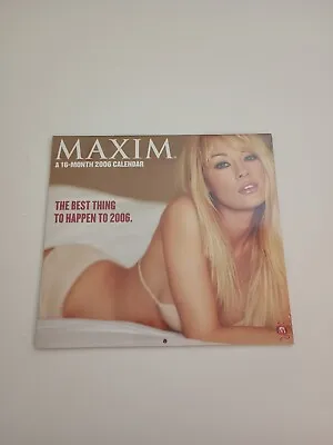 2006 Maxim Wall Calendar Sealed 16 Month Adult Sexy Women Bikini Man Cave • $21.14