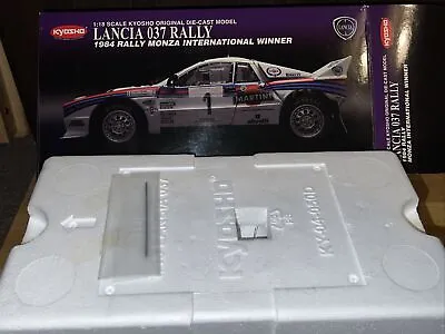 1:18 Kyosho Lancia 037 N 1 Winner Rally Monza International 1984 • £250