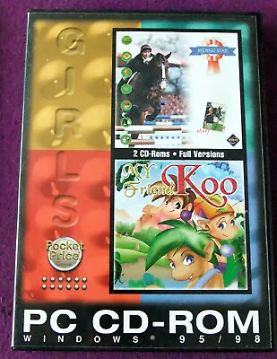 Mary King's Riding Star & My Friend Koo 2 Vintage Midas PC CD-ROM Games - VGC!! • £2.99