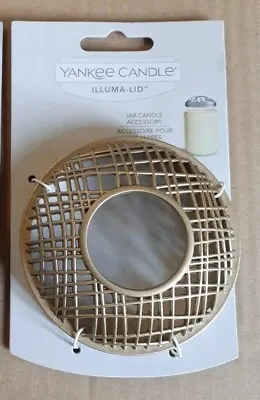 New Yankee Candle Illumalid / Lid In Gold Gorgeous Gift 🎁 • £5.98