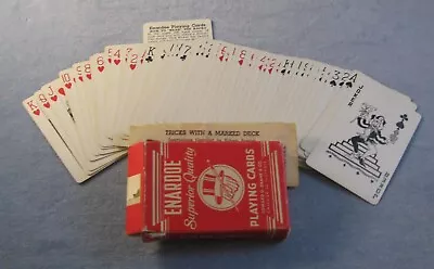 Magic Trick Marked Deck W/Marks Key-Trick Instructions By Robert Parrish-Vtg • $17