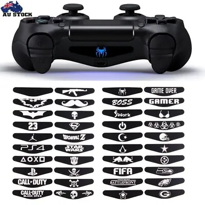 $12.68 • Buy 40PCS LED Light Bar Cover Decal Skin Sticker For PlayStation 4 PS4 Controller