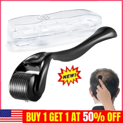 Beard Derma Roller For Hair Loss Beard Growth Titanium Fast Shipping • $18.72