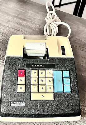 1970s Unitrex Electric E2082 ● 10 Key Adding Machine • $35.99