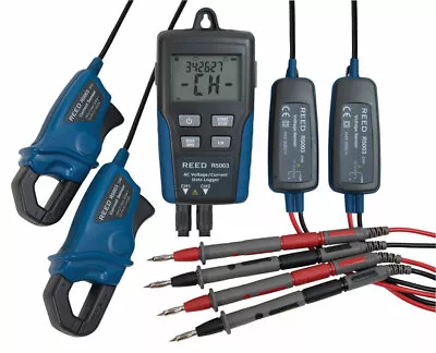 Reed Instruments R5003 AC Current & Voltage Data Logger 2-Channel W/ Software • $332.10