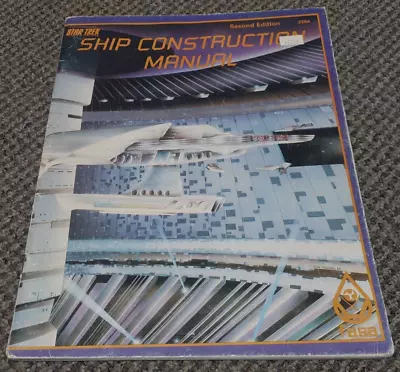 $22.95 • Buy Ship Construction Manual 2nd Edition - Star Trek RPG FASA 2204
