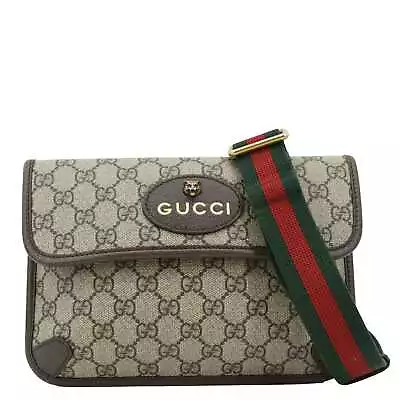 GUCCI Neo Vintage GG Monogram Canvas Belt Bag Beige 493930 • $995