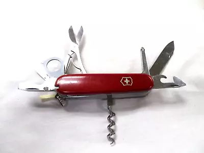 Victorinox Switzerland Rostfrei Officier Suisse Camping Swiss Army Knife • $35