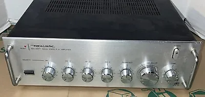 Tested & Working Realistic RS MPA-100 Quad Mic Input Silver P.A. Amplifier 100w  • $124.99