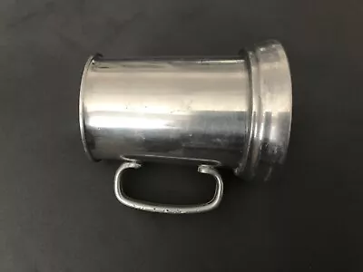 Vintage Pewter Tankard Glass Bottom Mug Beer Stein Made In Hong Kong • $4