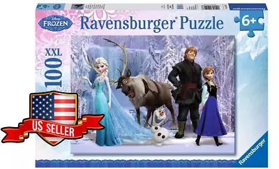 NEW SEALED Ravensburger 10516 Disney Frozen 100 Pc XXL Jigsaw Puzzle USA SELLER • $28.95