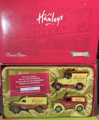 £14.99 • Buy Lledo Hamleys Toy Shop Set Morris Bullnose Van - Z Van - Lodekka Bus-mint/boxed