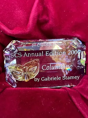 Swarovski SCS Masquerade Annual Edition 2000 Columbine By Gabriele Stamey NIB! • $29.22