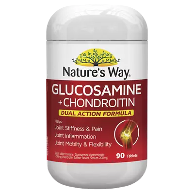 Nature's Way Glucosamine + Chondroitin 90 Tablets Arthritis Relief Natures Way • $19.44