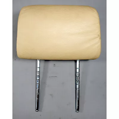 1999-2003 BMW E39 5-Series Front Sport Seat Headrest Restraint Beige Leather OEM • $28