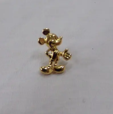 Disney Gold-Tone Mickey Mouse Hat Lapel Pin Or Tie Tack • $26.99