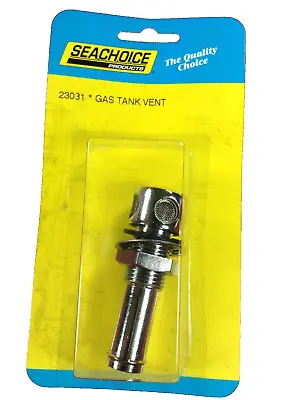 Gas Tank Vent Fits 5/8  Hose Chrome Plated Brass Boat Marine Seachoice 23031  • $14.99