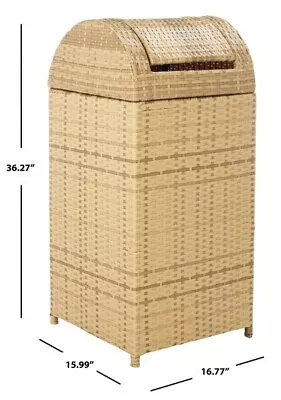 Safavieh Mazeli Trash Bin Reduced Price 2172727406 PAT7511D • $101