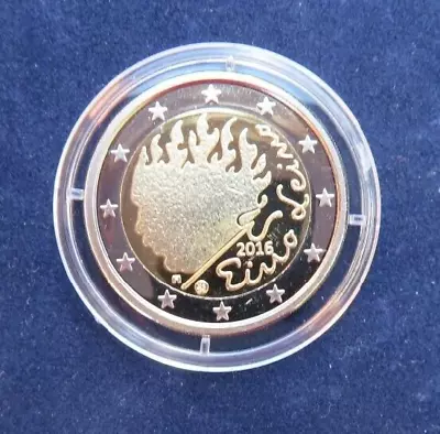 2016 Finland 2 Euro - 90. Death Anniversary Of Eino Leino Polished Plate PP Proof • $1.07