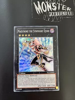 Yugioh Maestroke The Symphony Djinn Super Rare Ys12-en043 1st Edition  • $1.55