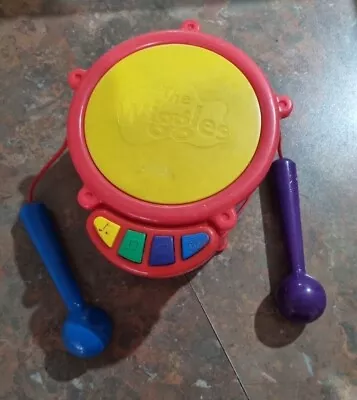 🔶️retro Vintage The Wiggles Musical Toy Drum Spin Master 2004 Original  • $19.99