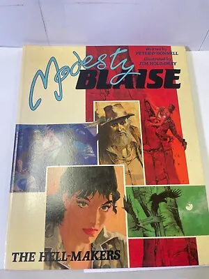 Modesty Blaise Book 3 Hellmakers 1986 First Edition Titan Book Paperback RARE • $125