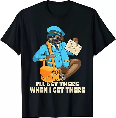 New Limited Sloth Postal Worker Mailman Postman Mail Carrier T-Shirt • $22.55