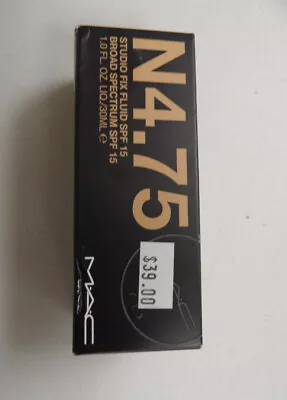 New M.A.C. STUDIO FIX Fluid 24HR SPF 15 Full Coverage Matte Foundation MAC N4.75 • $22.95