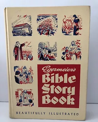 Vintage 1955 Egermeier's Bible Story Book Revised Standard Edition Warner Press • $6.75