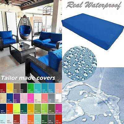 TAILOR MADE COVER*Patio Bench Cushion Waterproof Outdoor Swing Sofa Daybed Dw15 • £65.61