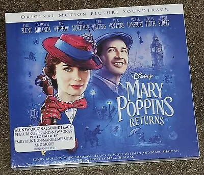 NEW Factory-Sealed MARY POPPINS RETURNS Soundtrack CD (2018) With HYPE Sticker! • $7.77