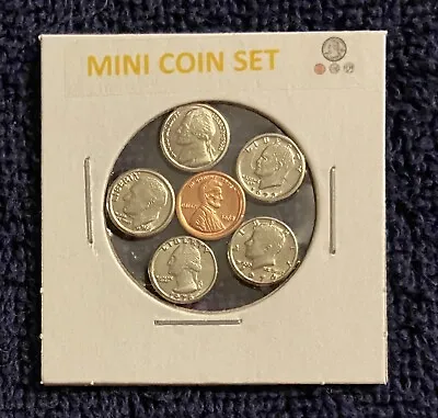  Modern Coin Set  - Mini U.s. Coins Set In Holder   • $7.98