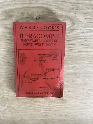 Ward Lock Vintage Guide Book Bideford Clovelly Ilfracombe North-West Devon 1930s • £5