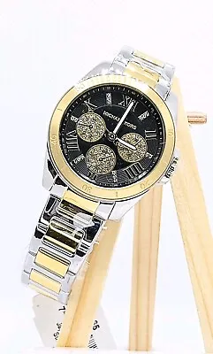 Mk7265 Michael Kors Mini Alek Two Tone Silver Gold Women's Chronograph Watch • $149