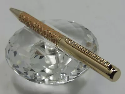 Gorgeous High Quality Montefiore Gold Filigree And Peach Twist Ball Point Pen • $48.99