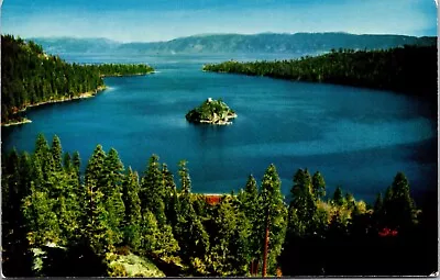 Postcard: Emerald Bay South Shore Of Lake Tahoe CA Union Oil Co. Aerial View • $4.84