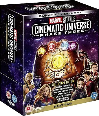 Marvel Studios Cinematic Universe: Phase Three - Part Two (4k Blu-ray) **NEW** • £29.99