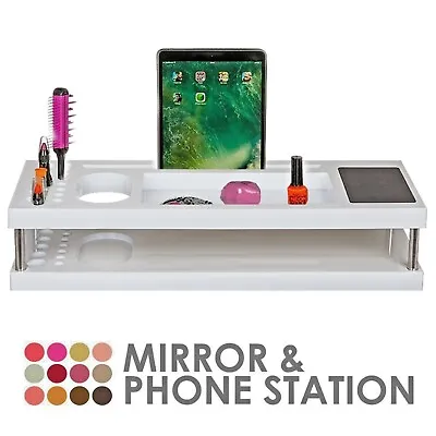 Beauty Tutorial Station Acrylic Cosmetic Makeup Organizer Drawers Storage Case • £6.85