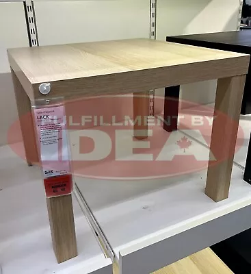 Brand New IKEA LACK White Oak Stained Effect Side Table 22x22   703.190.28 • $36.30